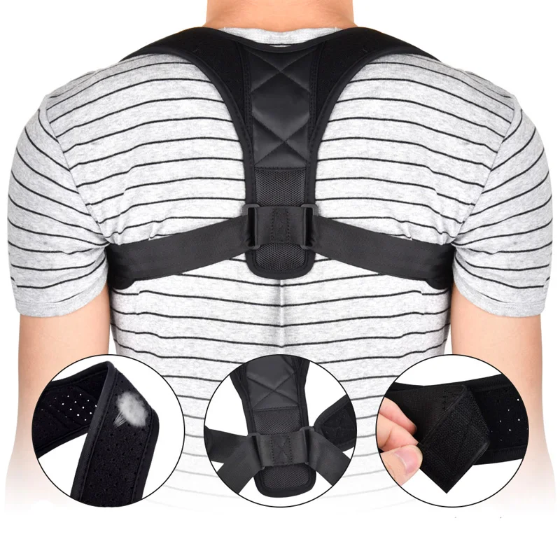 

Adjustable Clavicle Posture Corrector Men Woemen Upper Back Brace Shoulder Lumbar Support Belt Corset Posture Correction Belt
