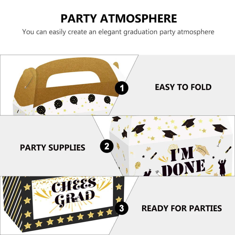 

24pcs Graduation Party Decorations Graduation Box Graduation Cards Boxes