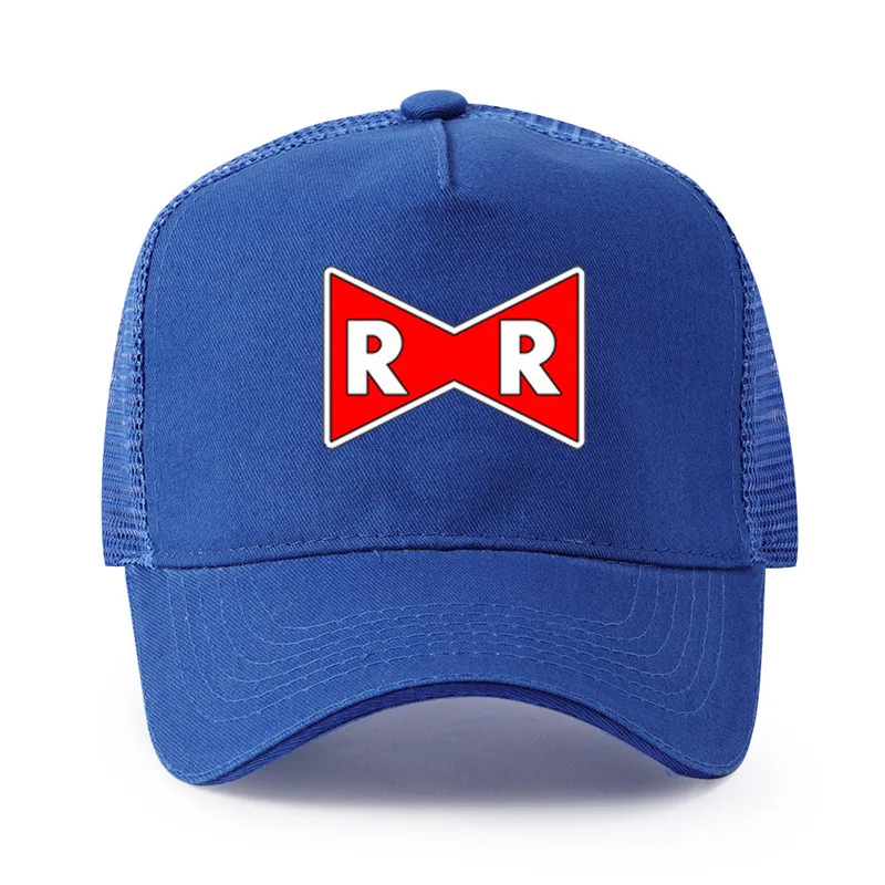 Бейсболка с красной лентой и логотипом в стиле милитари весна лето мужская