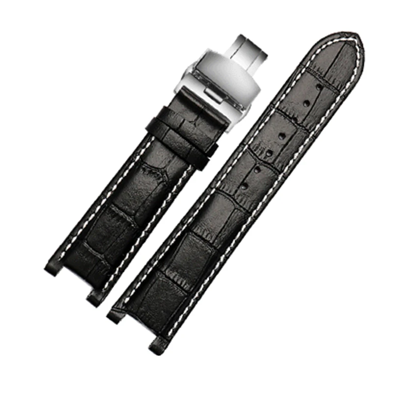 Ремешок из натуральной воловьей кожи для часов ширина 20 - 22 см цвет