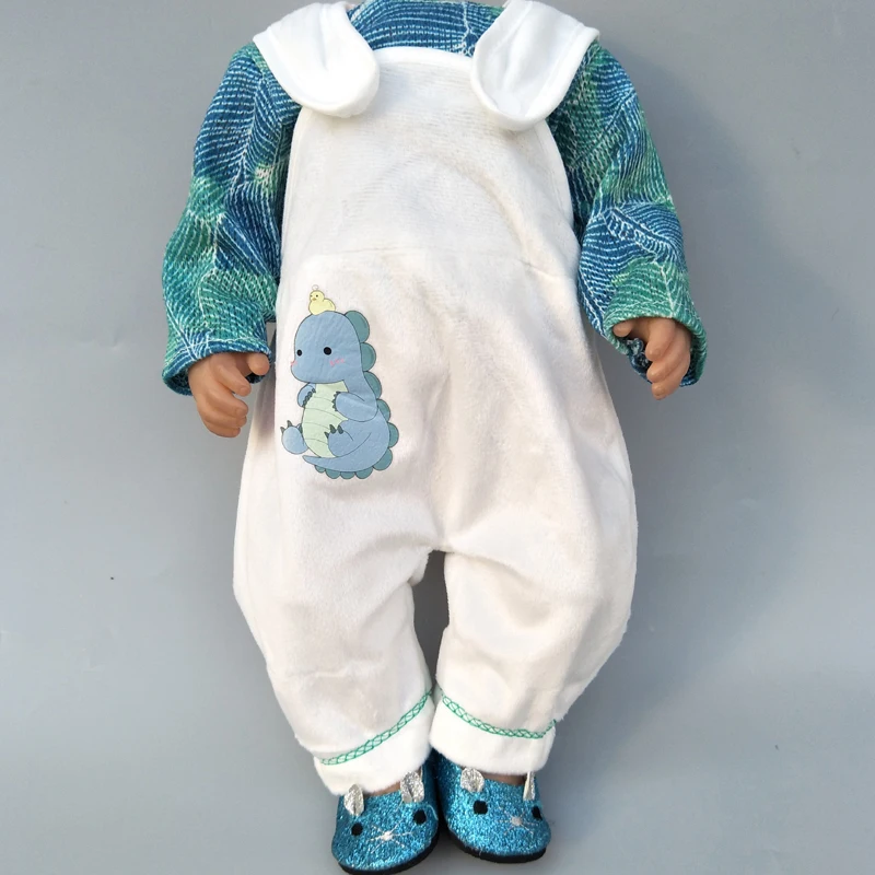 Кукла одежда штаны Розовый Единорог комбинезон одежда для 40 см 43 см reborn baby Doll Одежда наборы для 1" Кукла аксессуары игрушки одежда