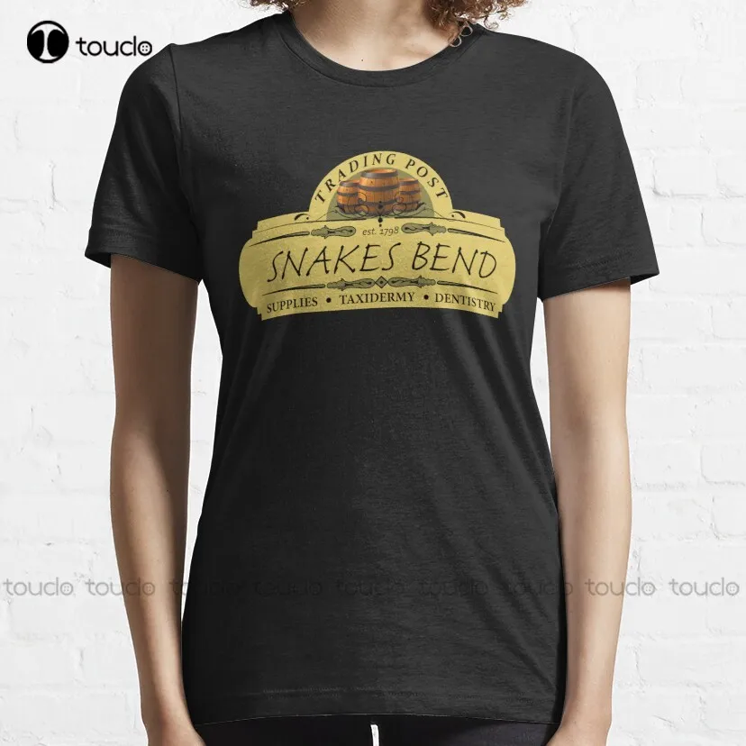 Классическая мужская футболка с надписью почти герои-змеи сгибающиеся мужские