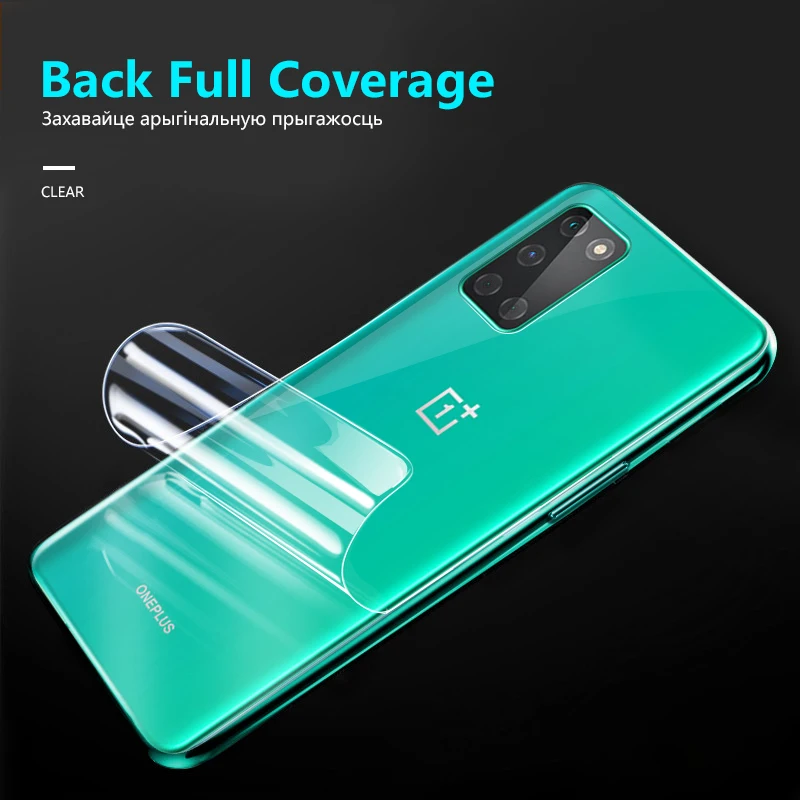Изогнутая 3d-пленка для OnePlus 8 T защита экрана полное покрытие нано-Гидрогелевая