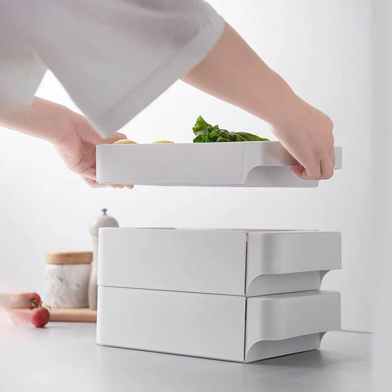 

Drawer Type Egg Storage Box Egg Rack Display Holder Container Refrigerator Holder Storage Box Home Organizer