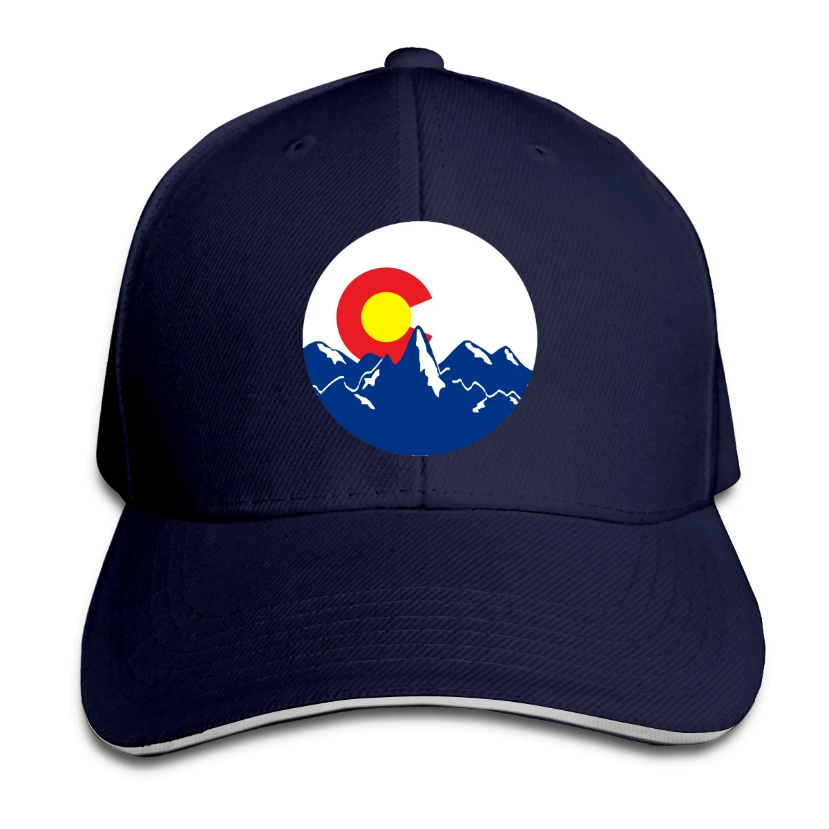 

Colorado Flag Chicken T men womens Fashionable breathable Trucker Hat
