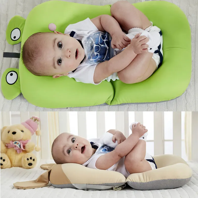 Милая переносная подушка для ванны с животными детского душа нескользящий