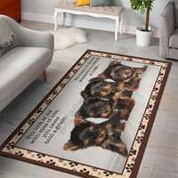 yorkshire terrier rug area funny dog collection carpet floor mat rug non slip mat dining room living room soft bedroom carpet 01