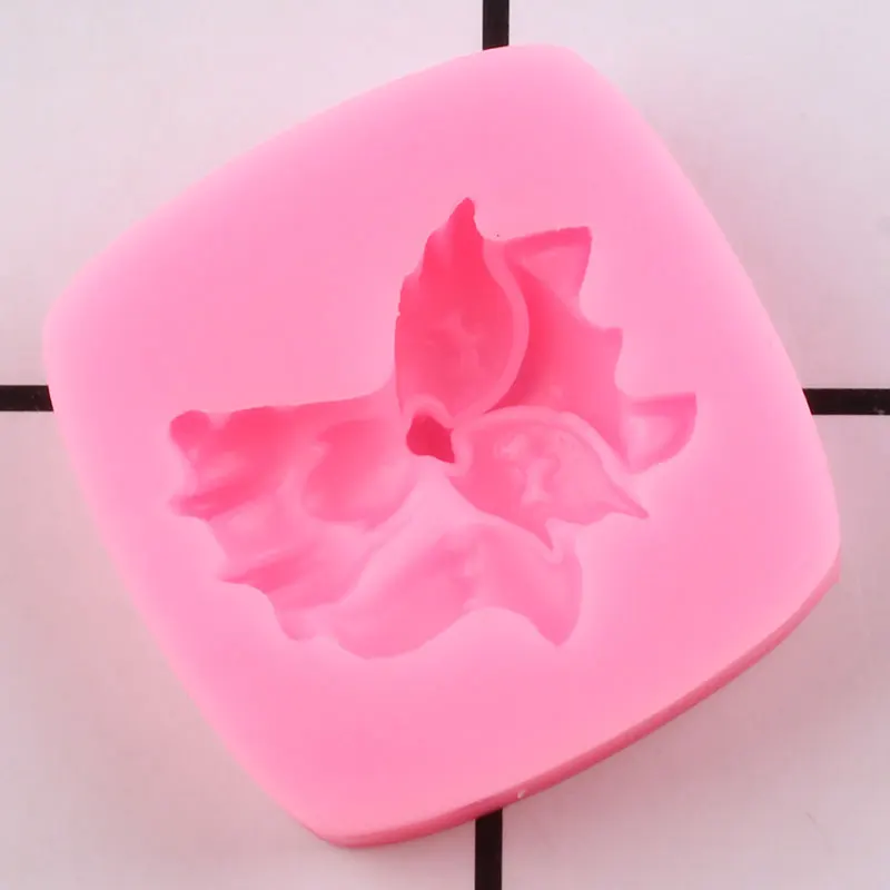 3D силиконовая форма для милой лисы DIY вечерние инструменты украшения тортов из