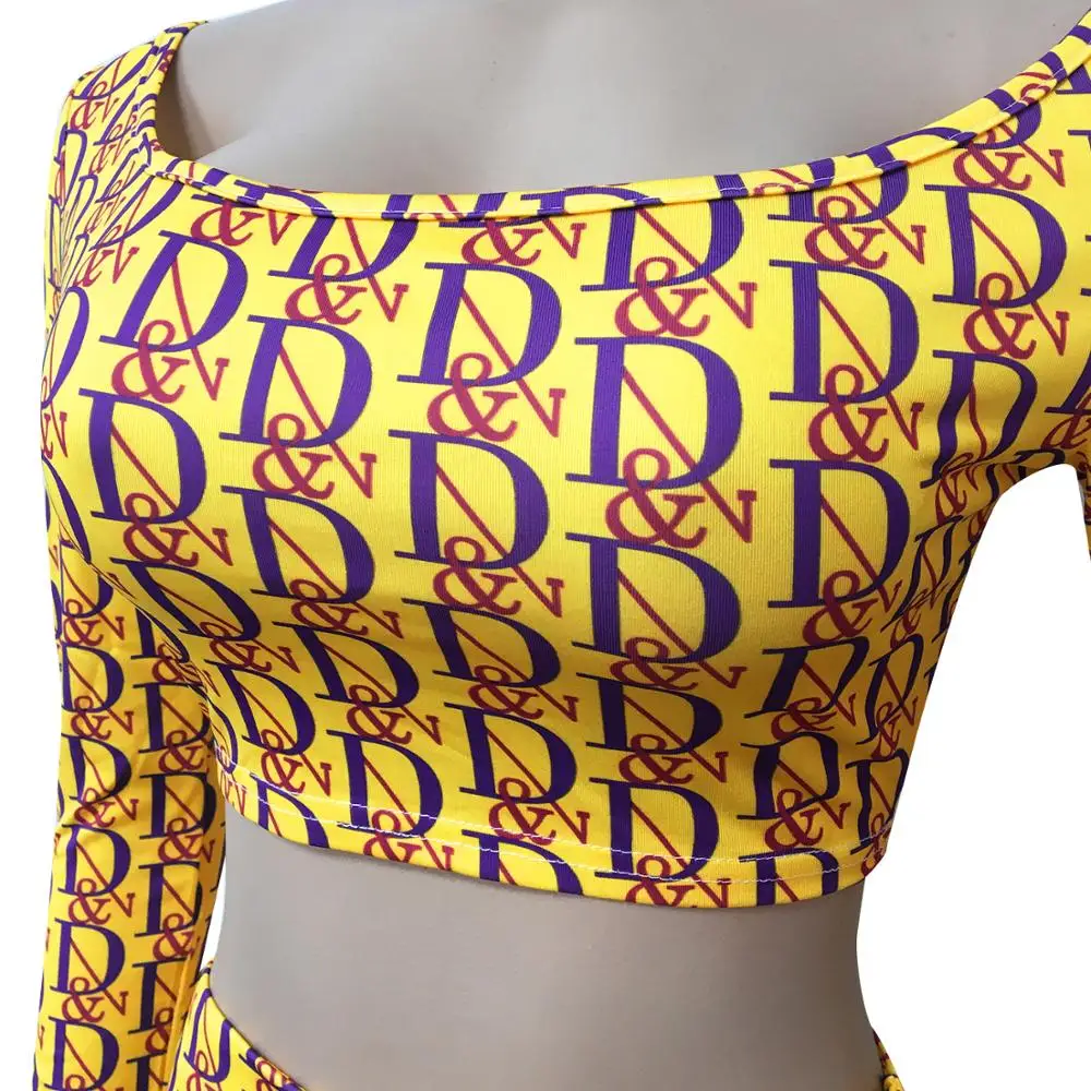 

Women summer Fashion Skinny Streetwear Casual Two Piece Set Outfits Long Sleeve Crop Top And Bandage Shorts conjuntos de mujer