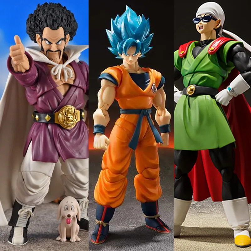 SHF шарики дракона мистер сатана фигурка сайян синие волосы супер гокус сайяман