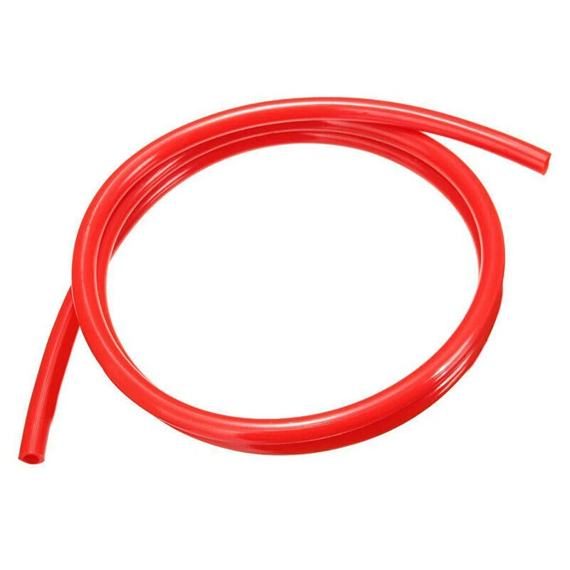 

Red Motorcycle Fuel Line Gasoline Fittings Oil Delivery Pipe Hose Accessories