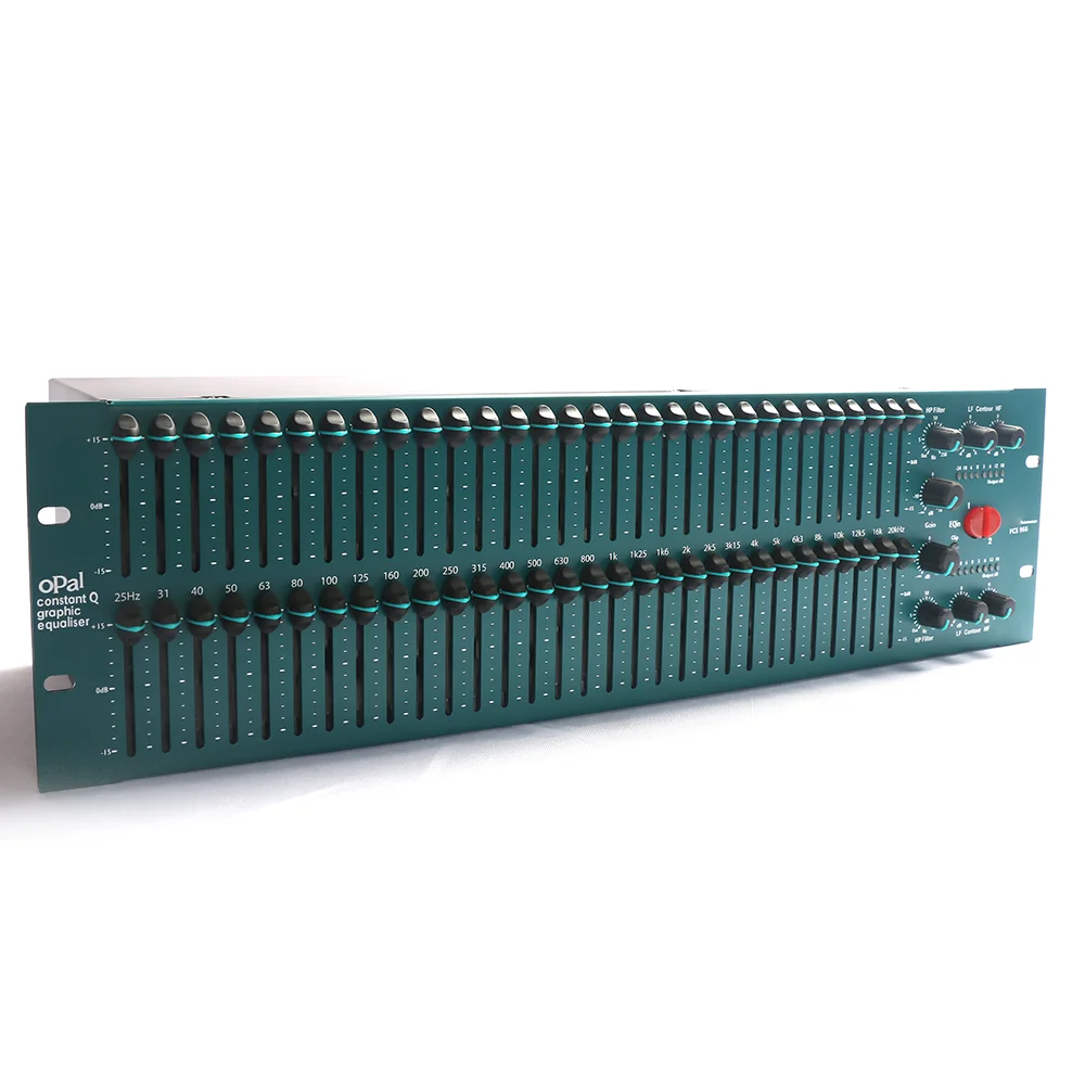 BSS FCS966 Dual 31 Band Stereo Equaliser EQ Loudspeakerr management graphic equalizer audio recording studio Musical Instruments |