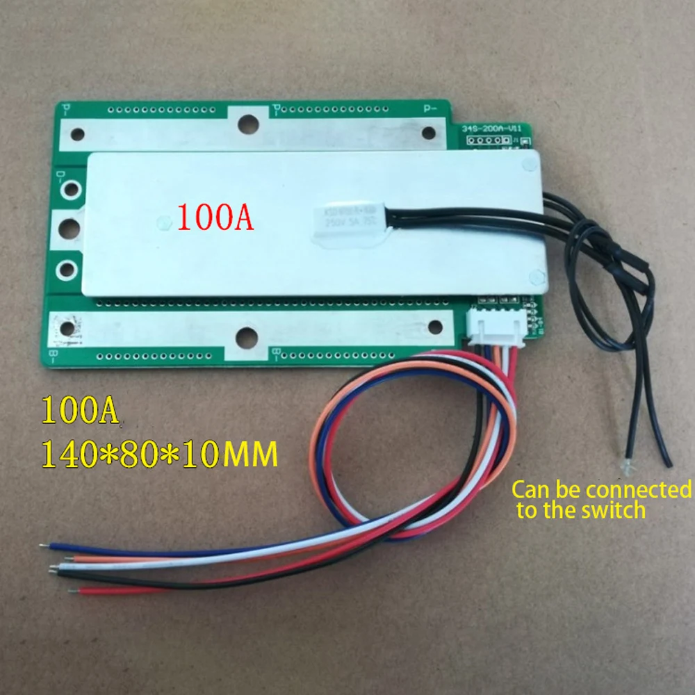 Dykbcells 4S 12V 100A 130A 200A 260A 300A 390A BMS CELL LifePo4 защитная плата балансировка старт мотоцикла