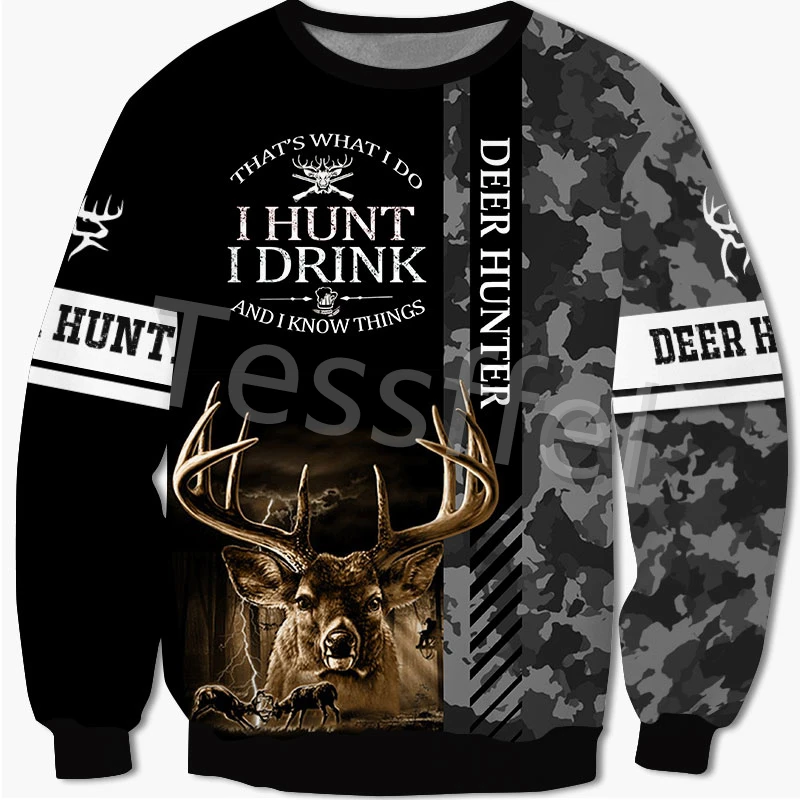 

Tessffel Camouflage Hunting Deer Hunter 3D Printed Men's Sweatshirt Zipper Hoodie Unisex Casual Jacket Dropshipping Style-6