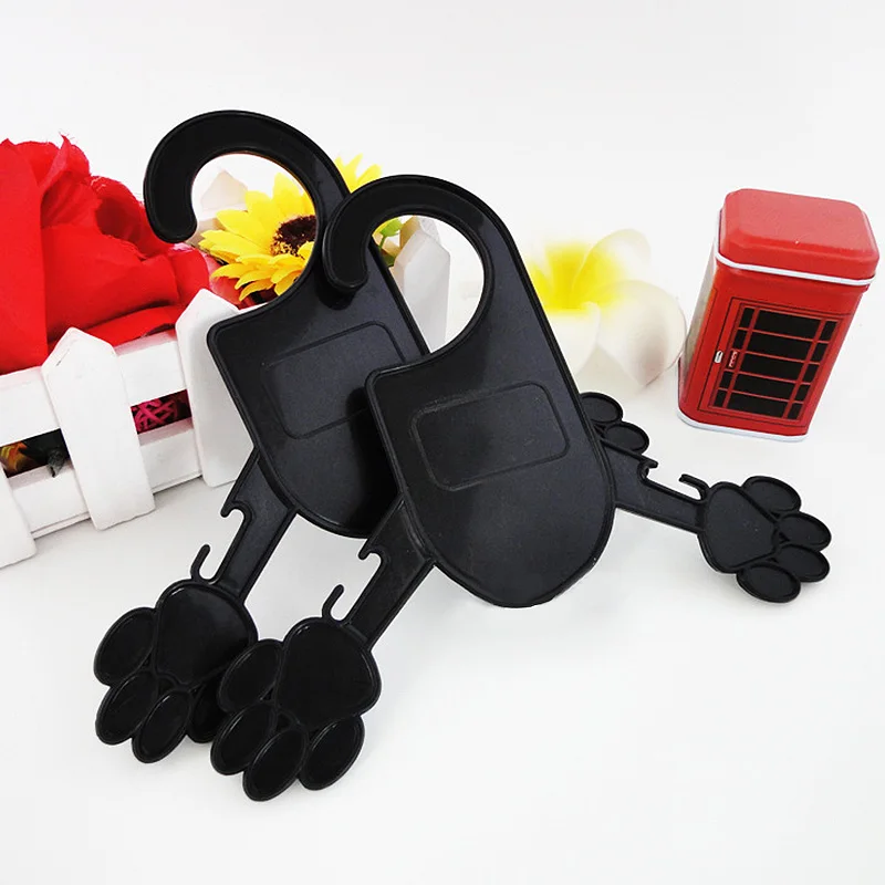 10 шт./компл. Портативный собака Кот вешалка для одежды Пластик Paw Форма стеллаж