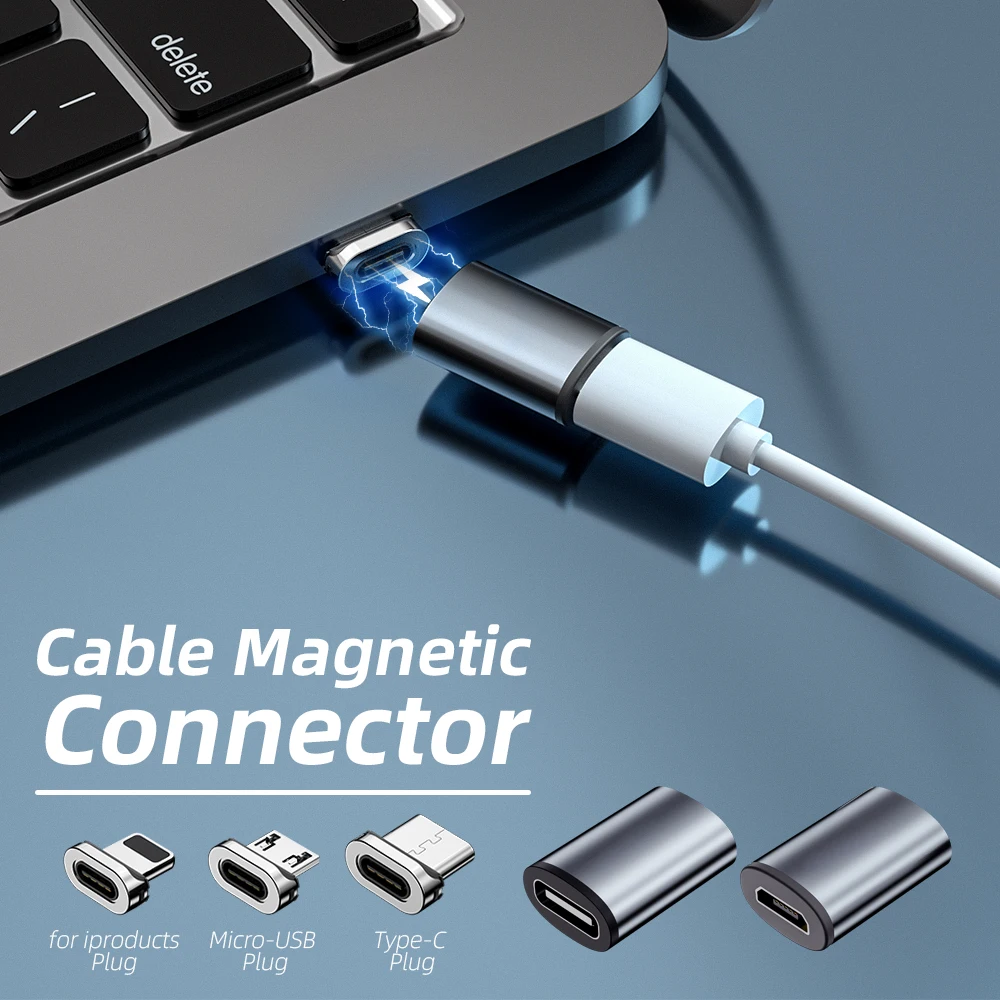 type c micro usb cable convert plug magnetic cable adapter magnetic charger cable connector mobile phone charging converter free global shipping