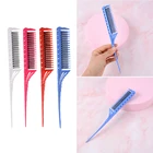 1 шт., расческа для волос, пластиковая, трехрядная