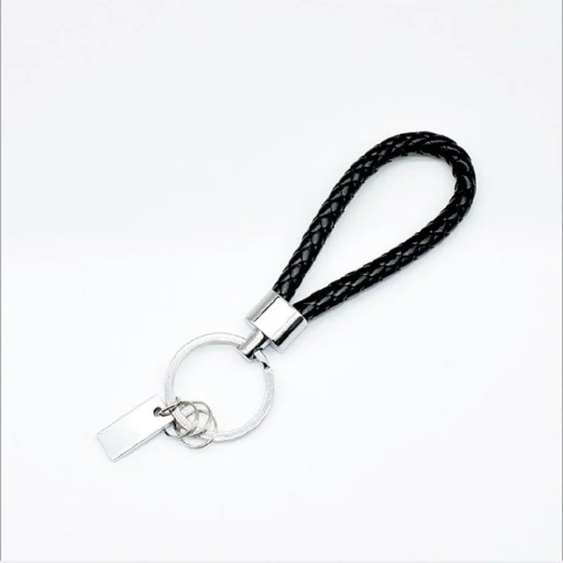 

1PC Men Handmade Leather Key Chain Car Keyring Gift Keyring Ornament Accessories