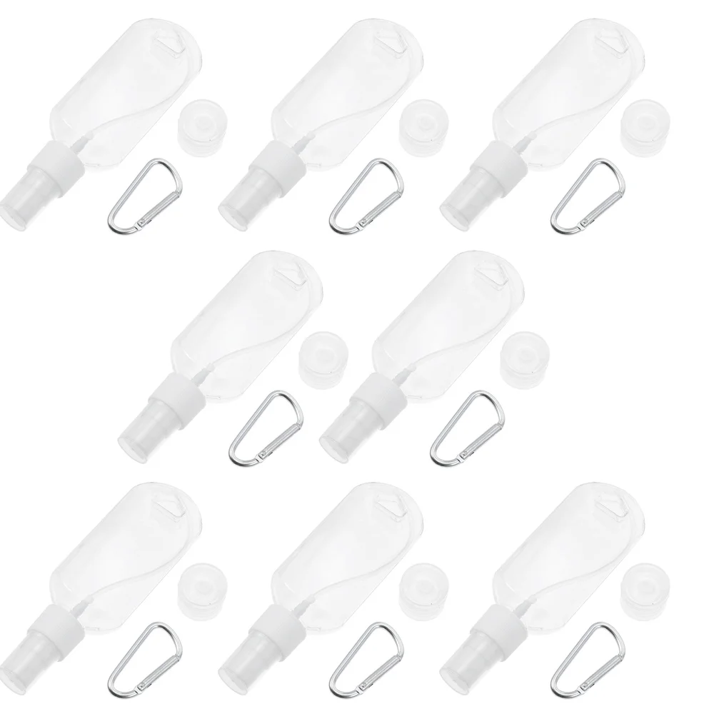 

16pcs 50ml Keychain Spray Bottle Portable Refillable Travel Bottle