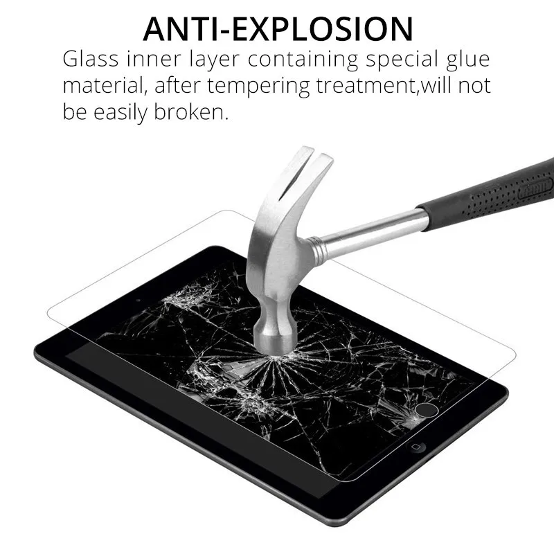 2pcs Protective Glass on for Apple iPad 10.2 2019 Tempered Protection Screen Protector Film vidrio templado 9h glas | Компьютеры и