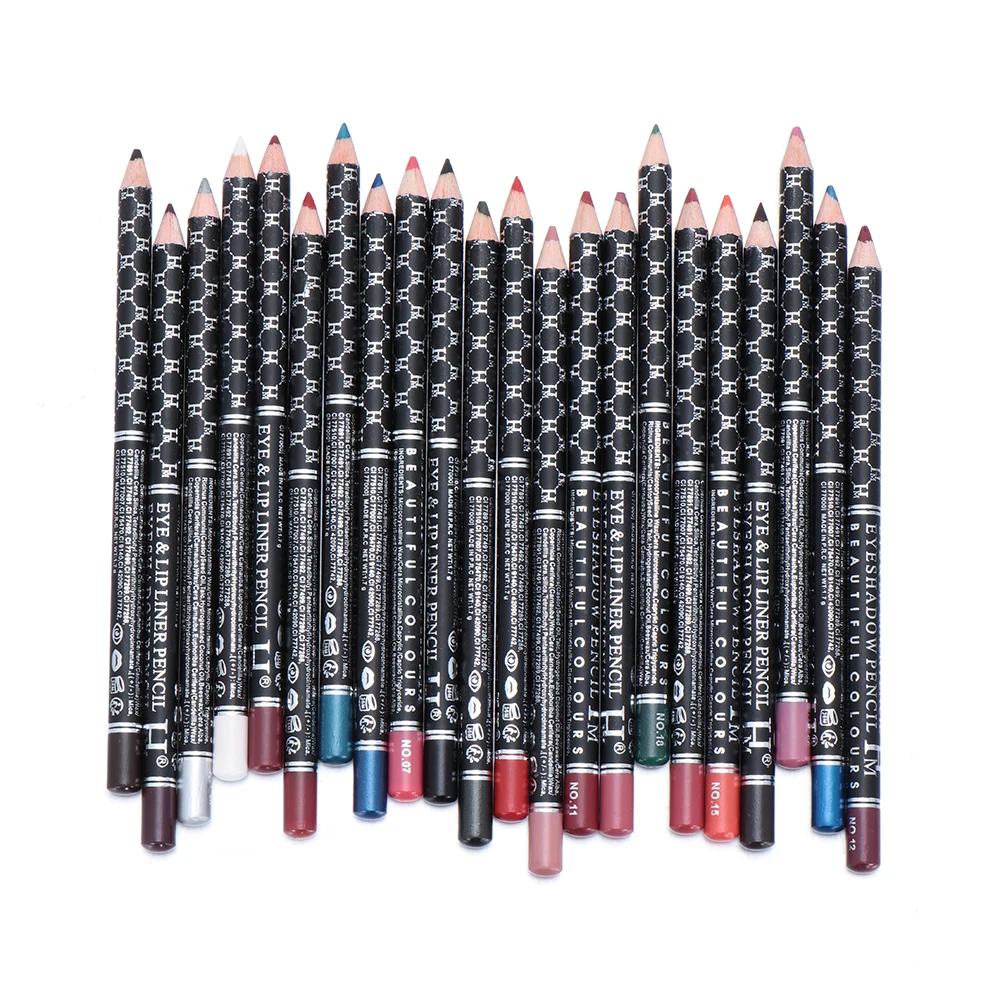 Матовый карандаш для бровей 22 цвета стойкий Водостойкий губ гладкий цветной шелк