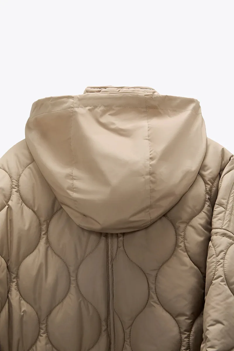 2021 Women's Winter Jacket Vintage Loose Coat  Lapel Padded Coat Single-breasted Lingge Winter Warm Parkas Chic Women Clothing