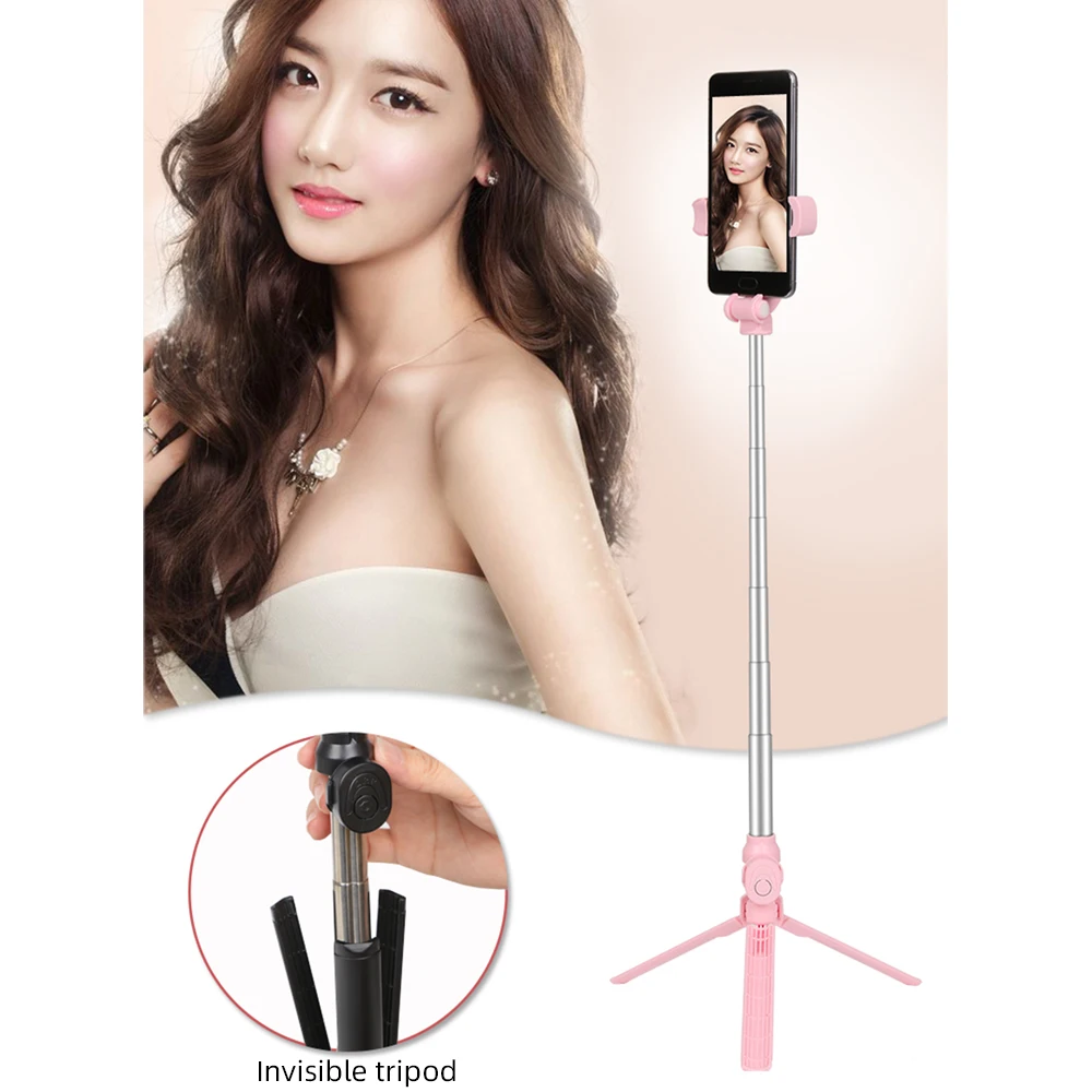 FDBRO Retractable Handheld Tripod Selfie Stick Bluetooth Extendable Monopod Palo Universal for iPhone Samsung HuaWei | Электроника