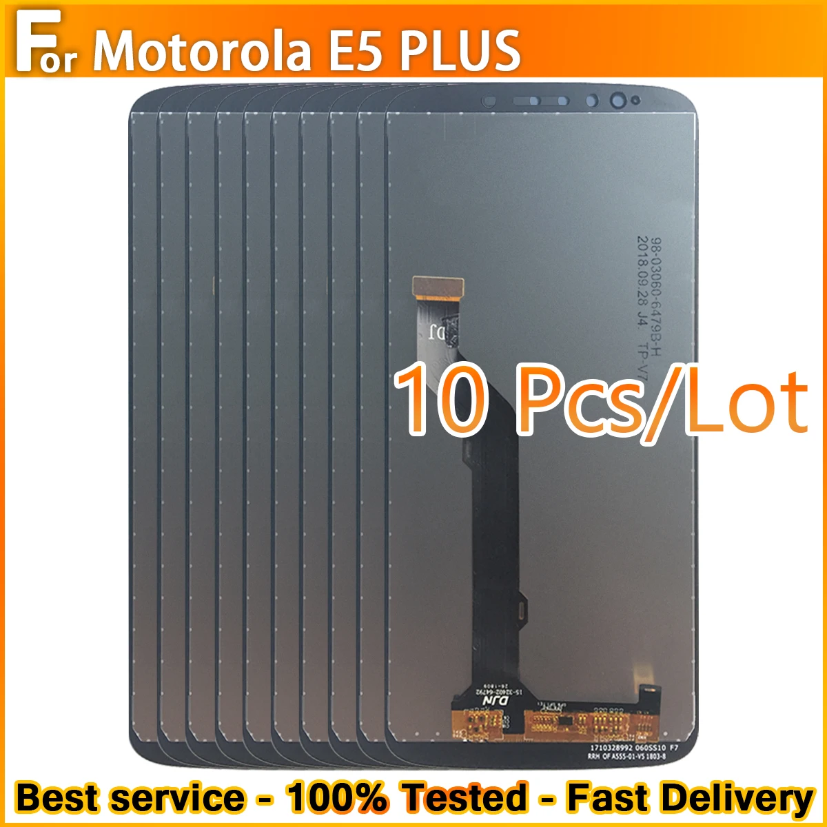 10 шт./для Motorola Moto E5Plus xt54 ЖК-дисплей сенсорный дигитайзер в сборе замена для 100% тест