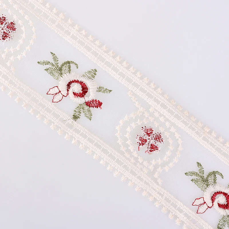 

Сетчатое вышитое кружево, обрезная лента для одежды, домашнего декора, поделок, кружевная ткань для шитья, 12 метров 9,5 см, 3 модели