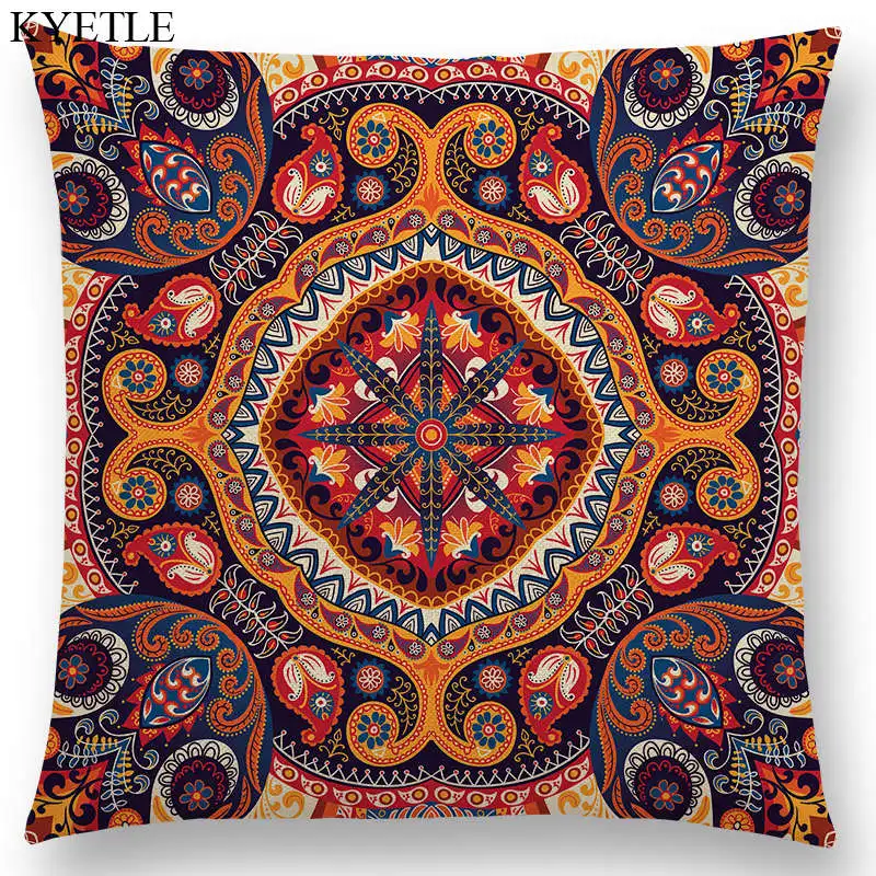 Новинка декоративный узор Boho Пейсли Мандала цветочные растения в национальном