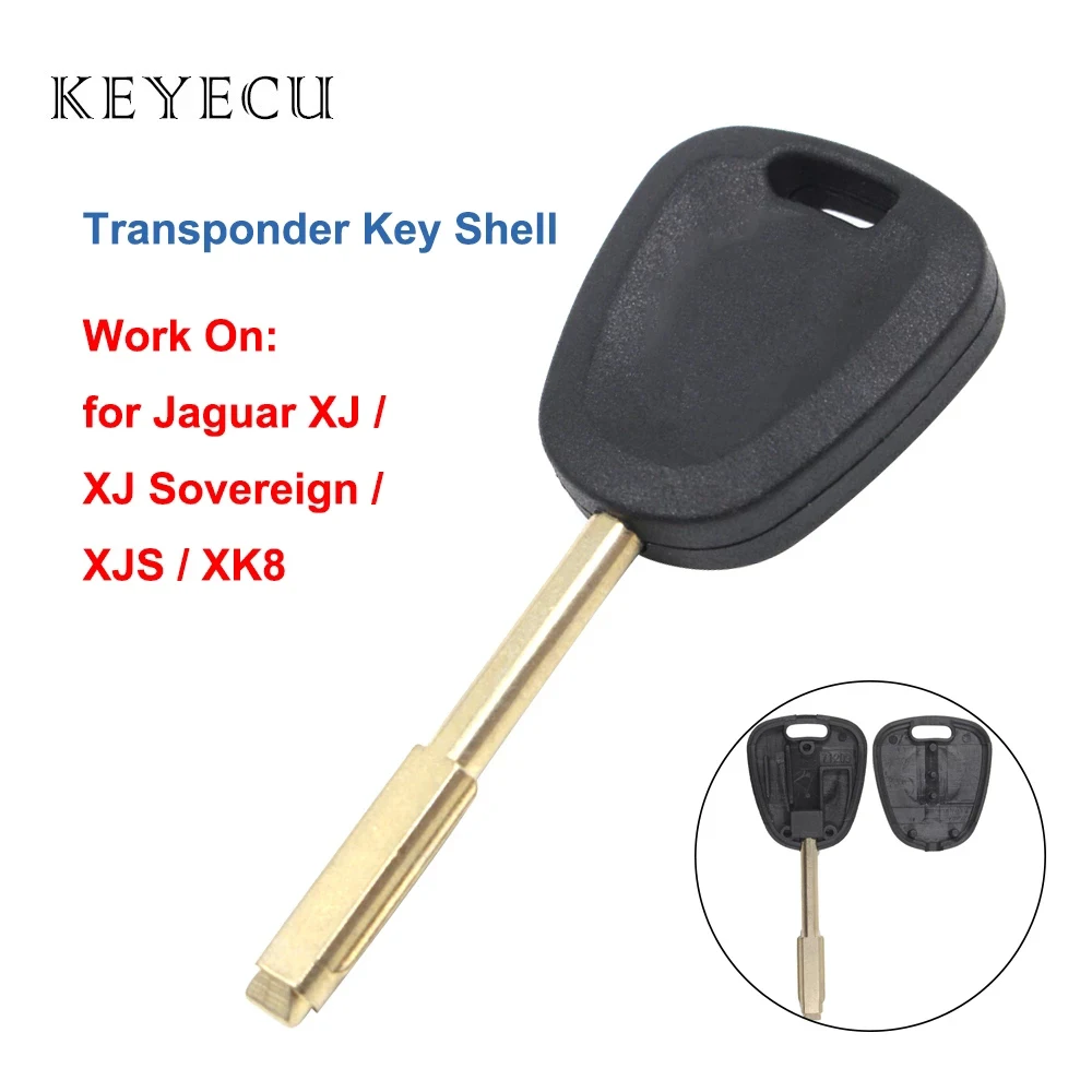 Чехол для ключа транспондера Keyecu чехол брелок Jaguar XJ стойкий XJS XK8 1998 1999 2000 2001 2002 2003