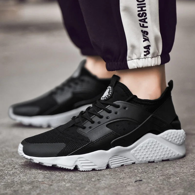 Spring Shoes Men White Casual Couple Non-slip Platform Sneakers Comfortable Lace-up Male Flat Footwear Chaussures Femme |