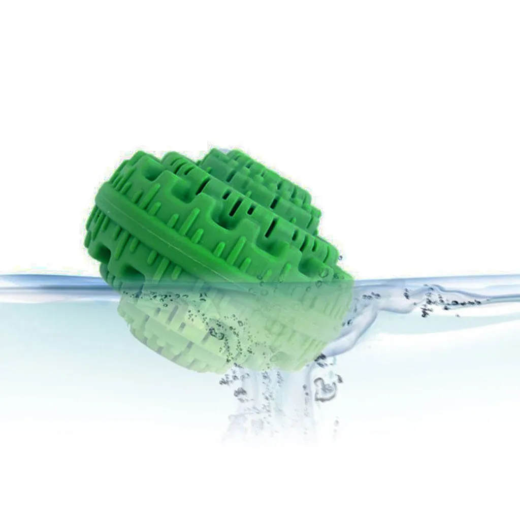 

Green TPR Laundry Ball 2 x Magic Laundry Ball No Detergent Wash Wizard Style Washing Machine Green decoracion navidad 2019 #U