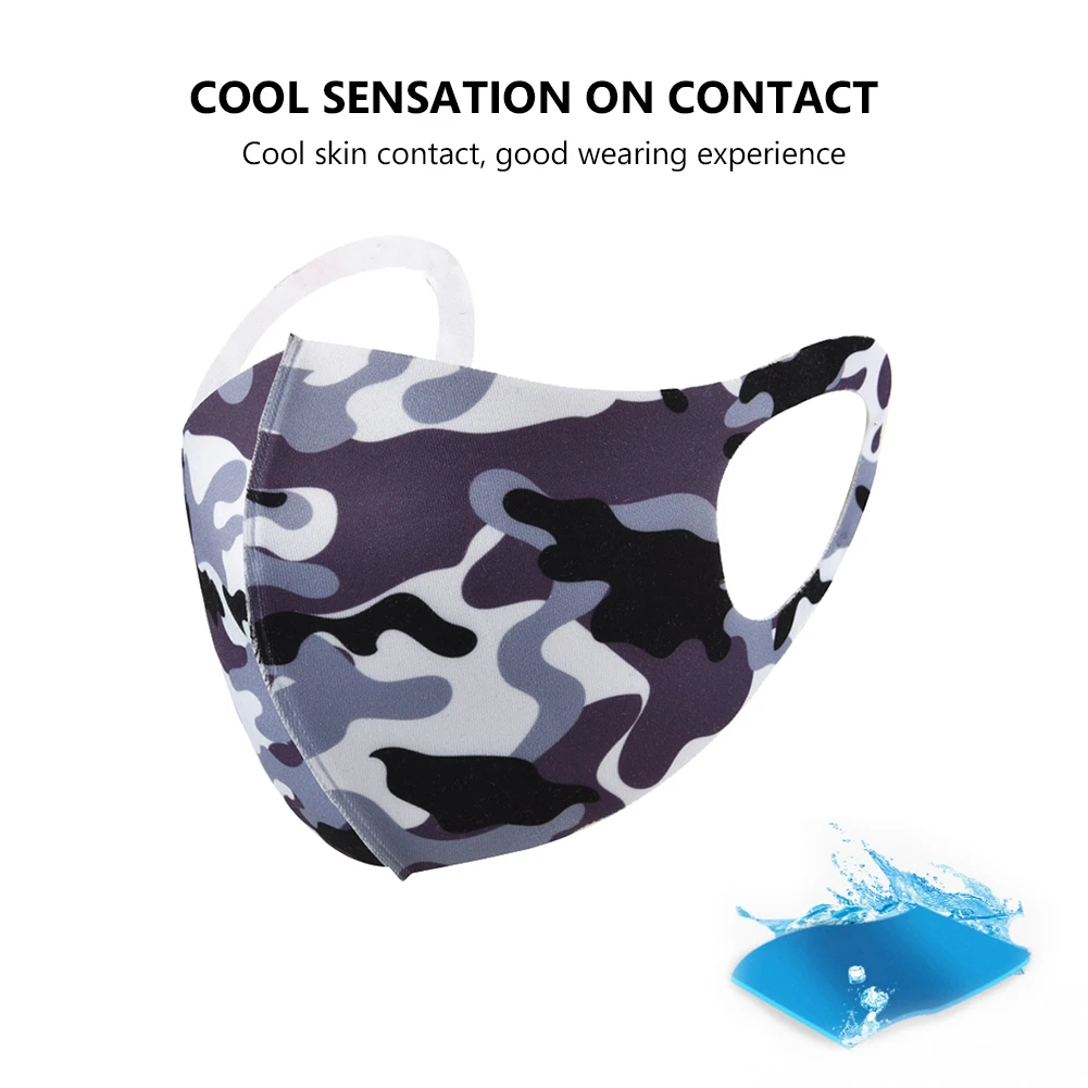 

20Pcs Dustproof camouflague adults men women Face mouth Mask reusable washable Fashion Neutral Mask masque de protection