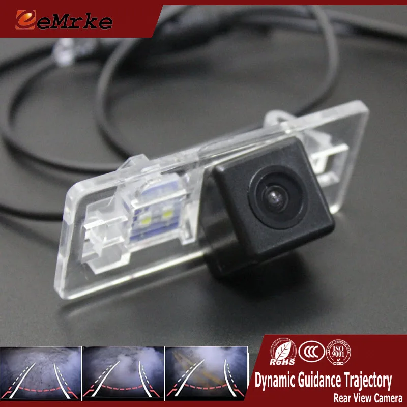 

EEMRKE Dynamic Trajectory Move Parking Line Camera Car Rearview Reversing Tracks Camera for Audi A5 S5 8T/8F A6 S6 RS6 A7 4G Q5