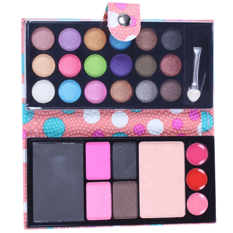 Розовая косметика Мерцающая жемчужная палитра теней для век натуральный