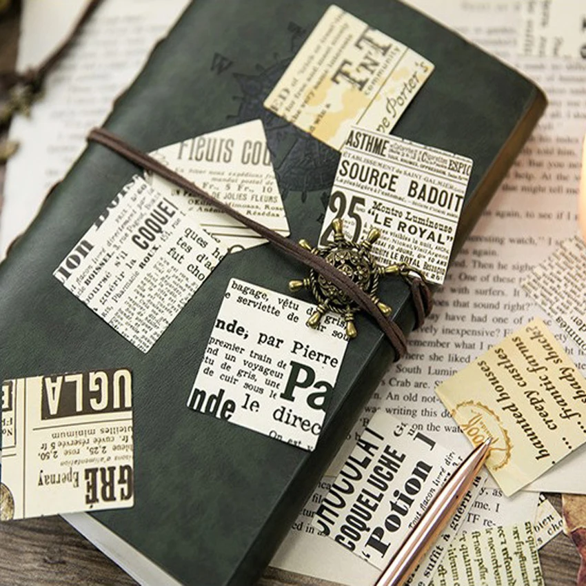 45 шт./упак. ностальгическая газета декоративная наклейка для скрапбукинга