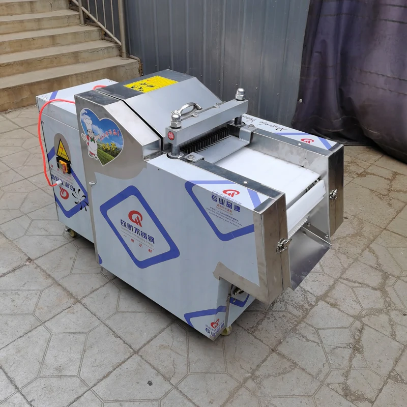 Фото Полностью автоматическая промышленная машина для нарезки куриных наггетсов и рыбного филе, оборудование для обработки пищевых продуктов №4