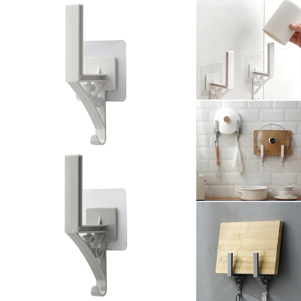 Полка для хранения кухонной доски 2 шт. стеллаж горшков крышка крышки пластиковая