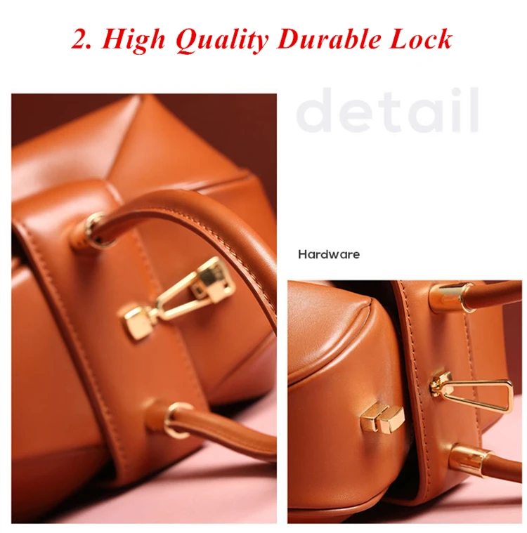 Burminsa Elegant Spherical Cow Genuine Leather Bags Women Small Designer Handbags High Quality Luxury Ladies Tote Bags NEW