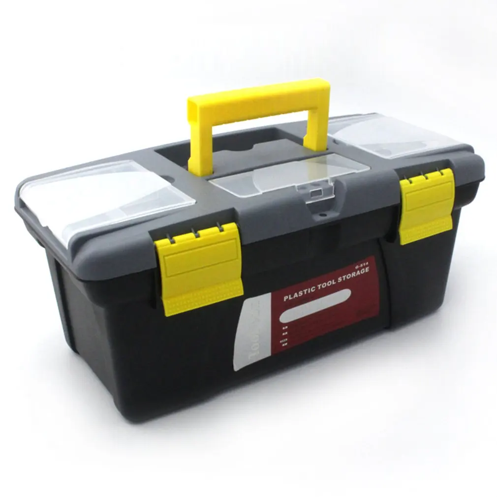  Portable S/M/L Size Plastic Hardware Toolbox Household Multifunction Maintenance Toolbox Car Storage Box Anti-fall Box