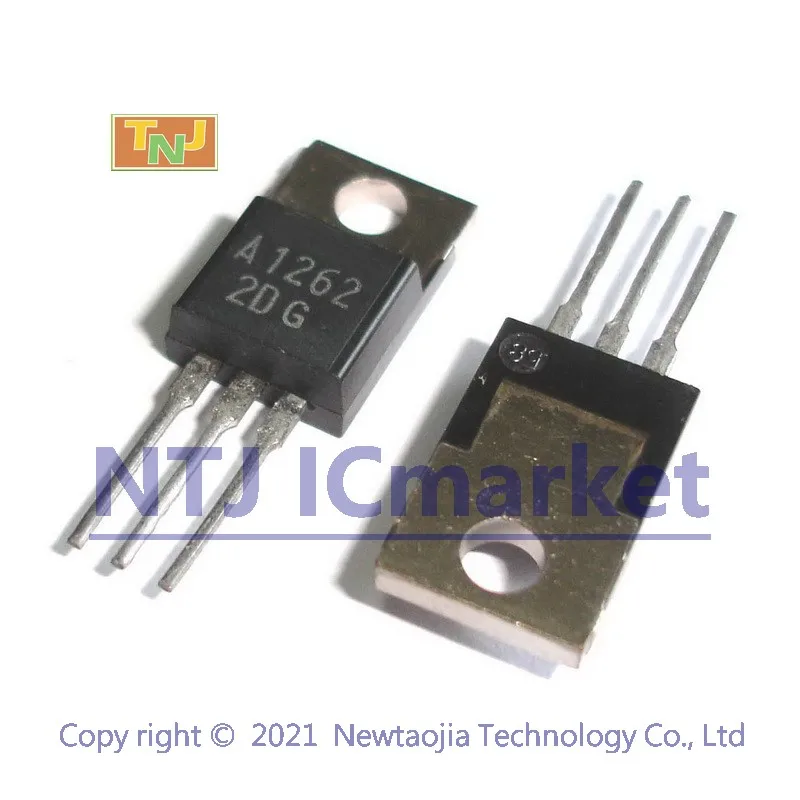5 шт. 2SA1262 TO-220 PNP Epitaxial плоский силовой транзистор (аудио и общего назначения) |