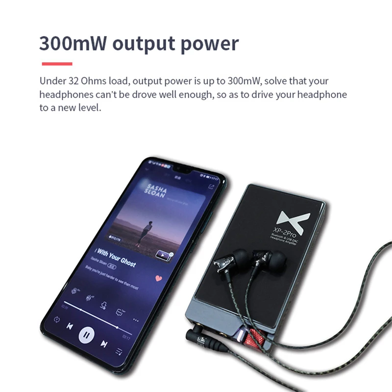 XDUOO XP 2 Pro (XP2 Pro) усилитель для наушников AK4452 чип Bluetooth 5 0 USB DAC AMP с 300 мВт выход PCM 32