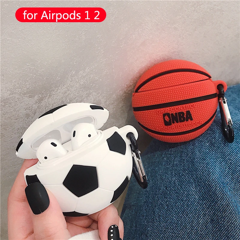 cartoon Wireless Earphone case For apple airpods 1 2 silicone soft leather Headset Box Airpods Accessories anime boys Cover | Электроника