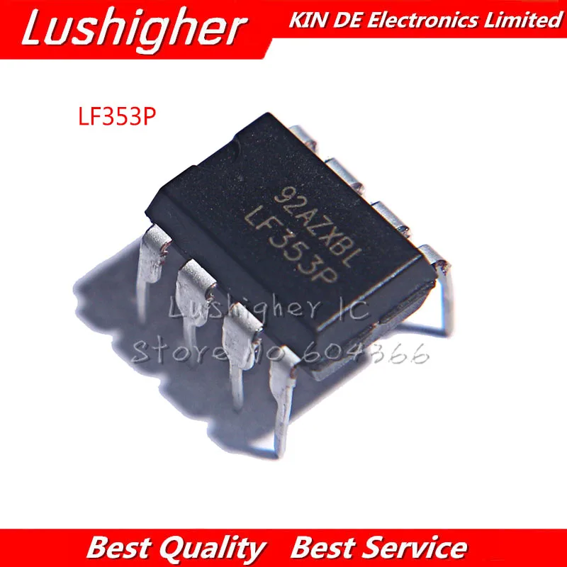 10 шт. усилитель LF353P LF353N DIP 8 LF353 DIP|Интегральные схемы| |
