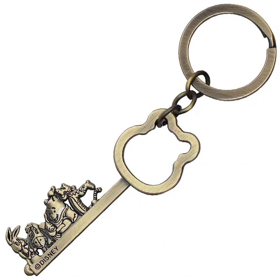 Милый Винтажный Бронзовый чехол с Микки-Маусом для мужчин и женщин брелок