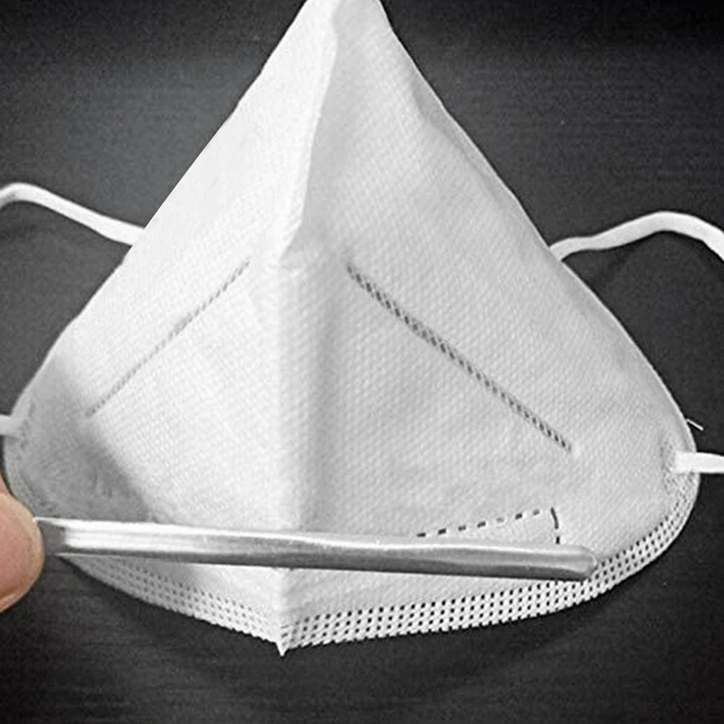 Большая сделка 320 шт. Швейные зажимы для носа проволока маски Регулируемый мост DIY