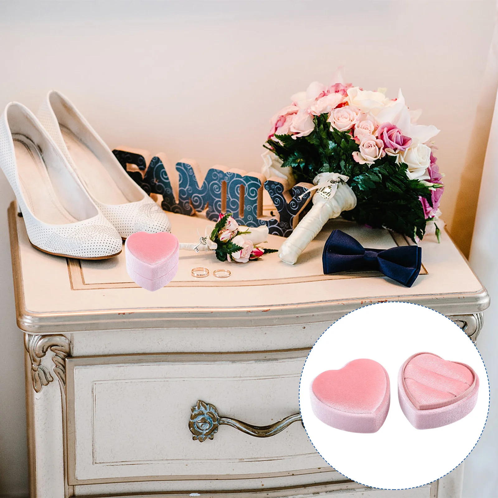 

Держатель для кольца в форме сердца