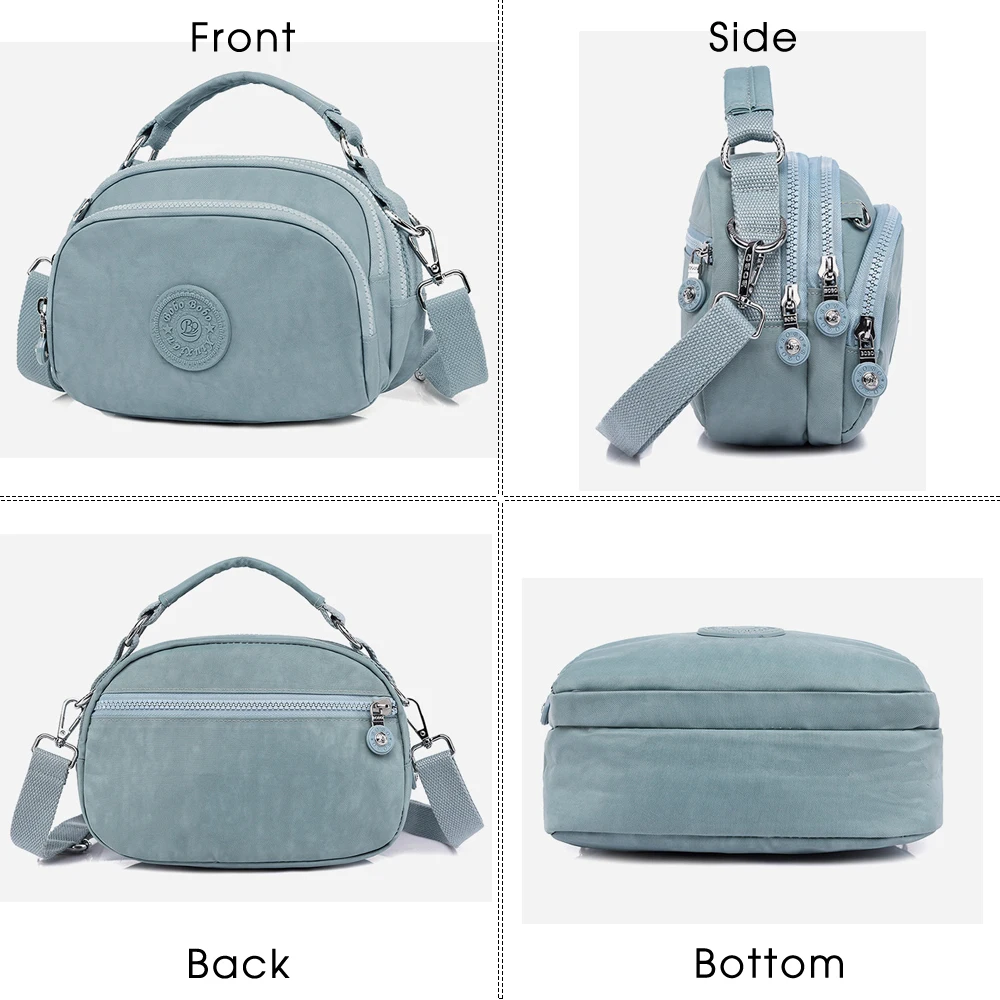 New Women Shoulder Bag Nylon Ladies Small Crossbody bags Vintage High quality Messenger Bag Daily Girls Elegant Female Handbags