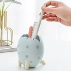 Новый Контейнер для хранения яиц динозавра кастрюля для кистей маленькая и прекрасная форма Настольный держатель для штатива канцелярский контейнер офисные и школьные принадлежности